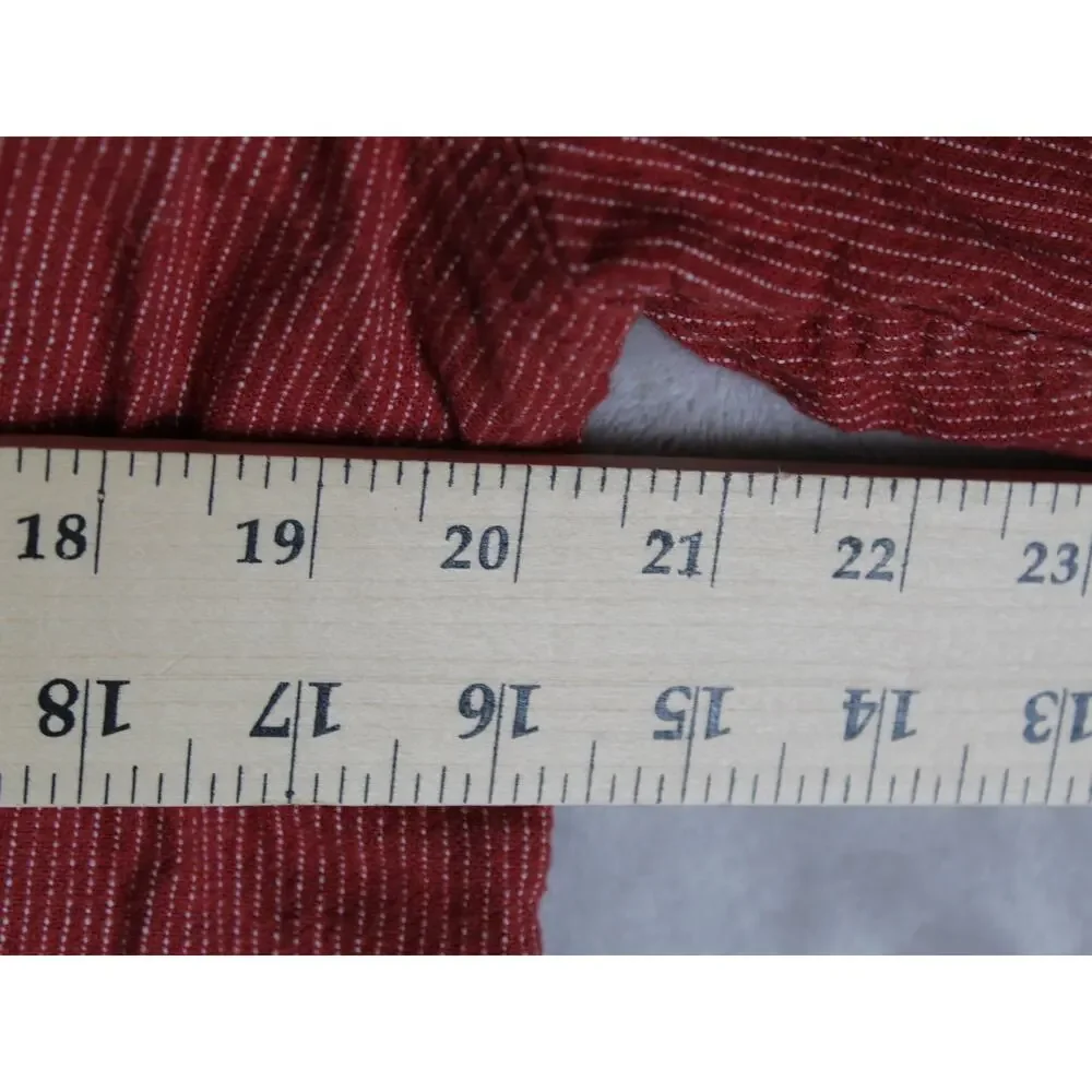 Vintage Banana Republic Shirt Mens Medium Red Mill Valley 80s 90s USA Safari